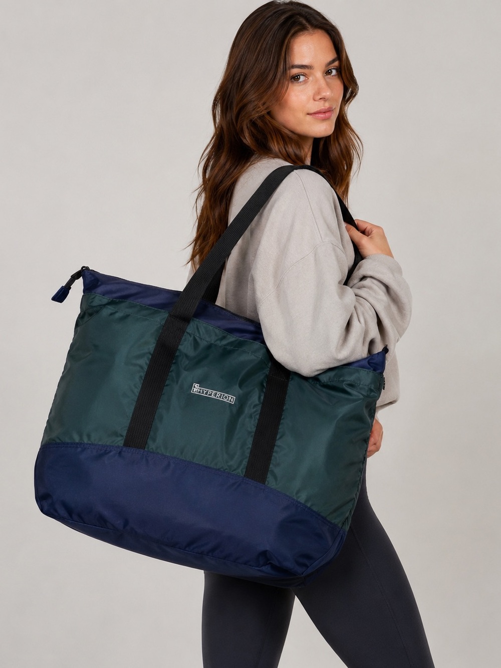 L.L. Bean Vintage Nylon Travel Boat And Tote Bag